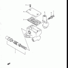 VS700GLF, GLP, GLEF, GLEP 1986-1987 Front master cylinder (vs700glfg / glefg / glfh / glefh)