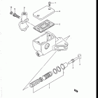 VS700GLF, GLP, GLEF, GLEP 1986-1987 Clutch master cylinder (vs700glpg / glepg / glph / gleph...