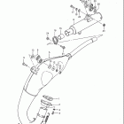 RM125 1984-1985 Глушитель