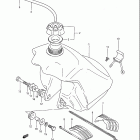 RM125 1984-1985 Топливный бак