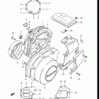 GS700E, ES, 1985 Крышки картера