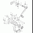 RM250 1984-1985 Механизм  переключения передач