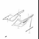 GS700E, ES, 1985 Frame cover (gs700ef)