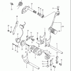 SP600 1985 Механизм  переключения передач