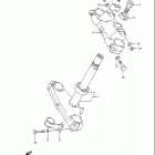 RM125 1984-1985 Steering stem (model f)