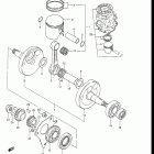 RM80 1983-1985 Коленвал