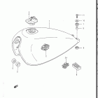 GS450L 1985-1988 Топливный бак