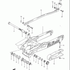RM125 1984-1985 Маятник задний