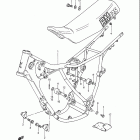 RM125 1984-1985 Frame - seat
