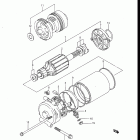 GV700GLF, GLF2, 1985 Стартер электрический