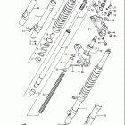 RM125 1984-1985 Front fork (model e)