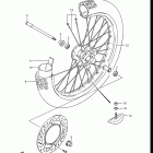 RM250 1984-1985 Front wheel (model f)