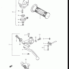 GS700E, ES, 1985 Left handle switch