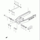 DR250 1985 Маятник задний