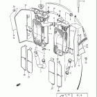RM125 1984-1985 Радиатор