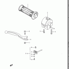 GS700E, ES, 1985 Right handle switch