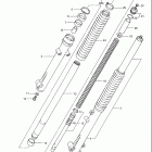 SP250 1985 Передняя вилка
