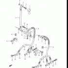 GS700E, ES, 1985 Front brake hose (gs700esf)