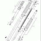 DR250 1985 Передняя вилка