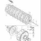RM125 1984-1985 Сцепление