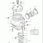 RM125 1984-1985 Цилиндр
