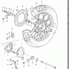 RM80 1983-1985 Rear wheel (model d)