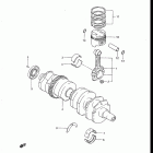 GS700E, ES, 1985 Коленвал