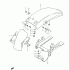 RM125 1984-1985 Заднее крыло