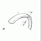 DR125 1984 Front fendep