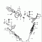 DR125 1984 Распределительный вал-клапана