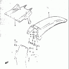 RM500 1983-1984 Rear fender (model d)