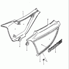 GS1100 GKE 1984 Обтекатель рамы