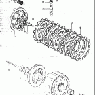RM500 1983-1984 Сцепление