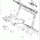 RM500 1983-1984 Cushion lever (model e)
