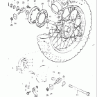 DR100 1983-1984 Заднее колесо