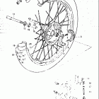 RM500 1983-1984 Front wheel (model d)