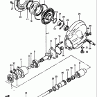 GS1100 GKE 1984 Карданный вал