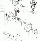 RM500 1983-1984 Коленвал