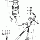 GS1100 GKE 1984 Задний торм цилиндр