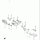 DR125 1984 Подножки