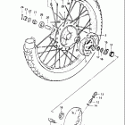 DR100 1983-1984 Переднее колесо