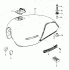 GS750T 1982-1983 Fuel tank (model z)