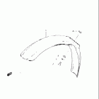 DR125 1982-1983 Переднее крыло