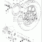 RM125 1983 Заднее колесо