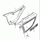 GS1100GK 1982-1983 Frame cover (gs1100gk2 / gkd)