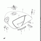 GR650, X TEMPTER 1983 Топливный бак