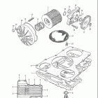 GS850GL 1982-1983 Oil pump - oil filter