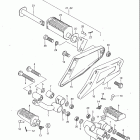 GS450GA 1982-1983 Подножки