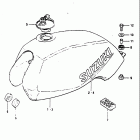 GS1100E,ES 1982-1983 Fuel tank (model z)