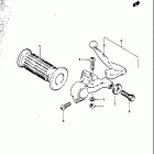 JR50R 1983 Left handle switch